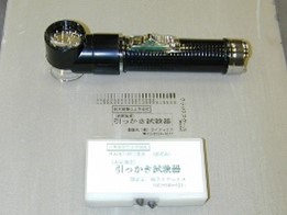 引っかき試験器(下地表面の硬さを測定)